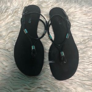 Black sandals
